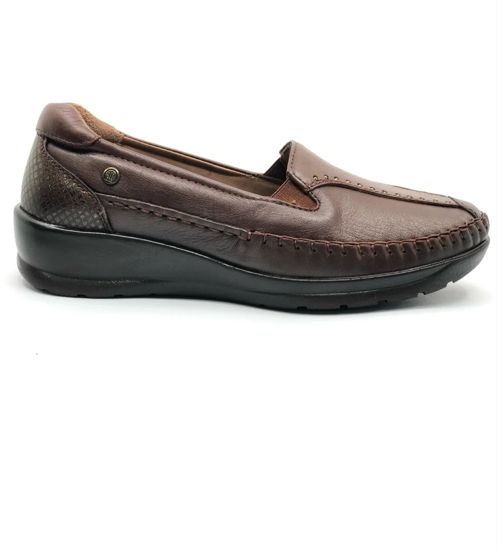 Lına Hakiki Deri Ortopedik Comfort Kadın Casual Ayakkabı - Görsel 1