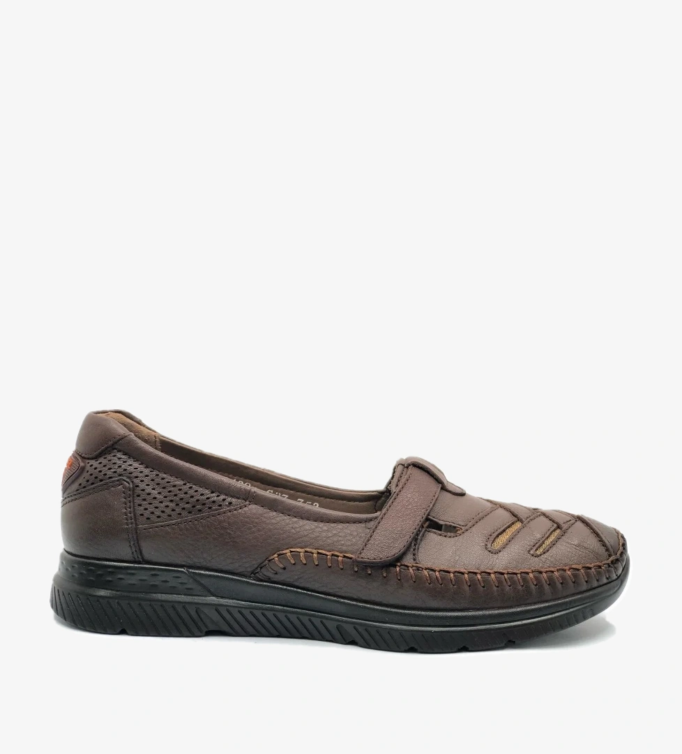 Elena Hakiki Deri Ortopedik Comfort Kadın Casual Ayakkabı