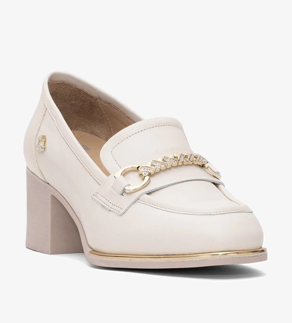 Ünve Hakiki Deri Comfort Ortopedik Kadın Topuklu Ayakkabı - Görsel 1