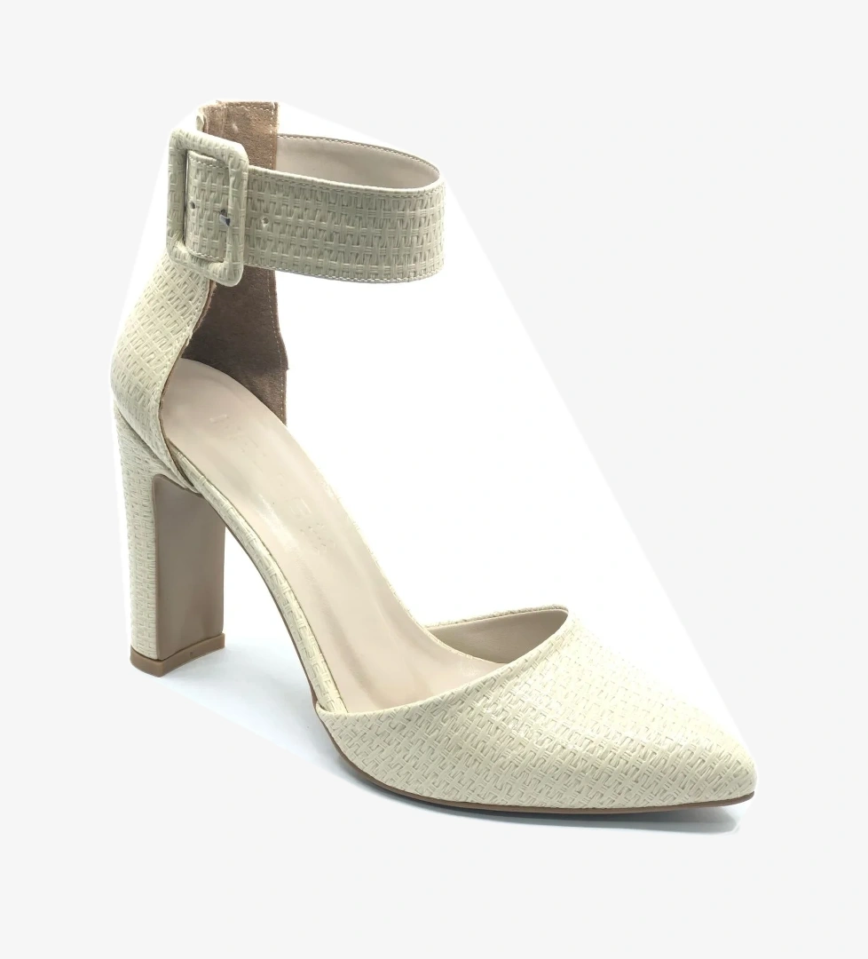 Feles Bilek Detaylı Stiletto Kadın Topuklu Ayakkabı model görseli