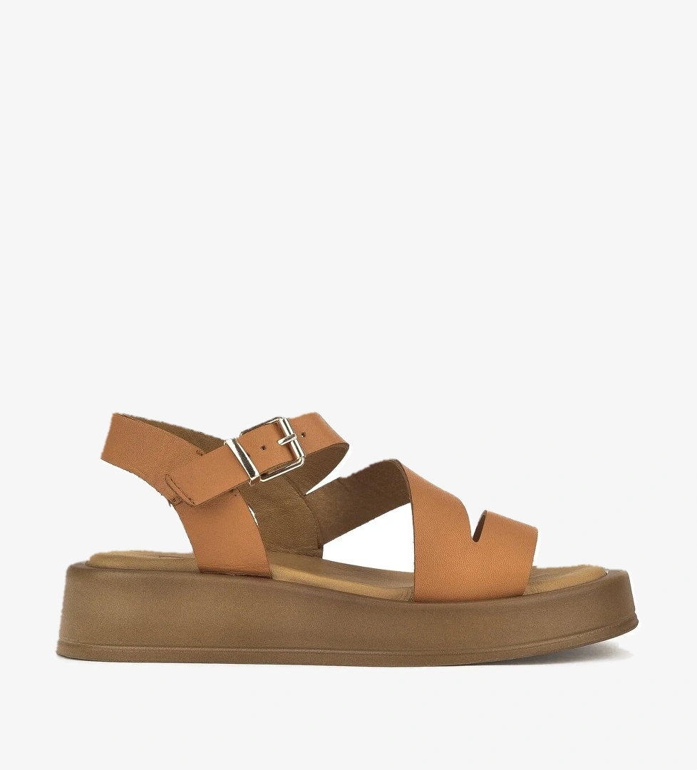 Hakiki Deri Kadın Sandalet 1511033Z442005 Taba