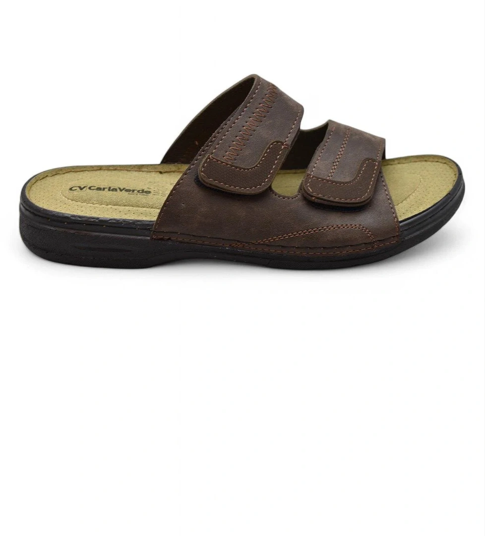 Ispartalılar 4412 Ortopedik Taban Erkek Terlik Cırtlı Sandalet model görseli