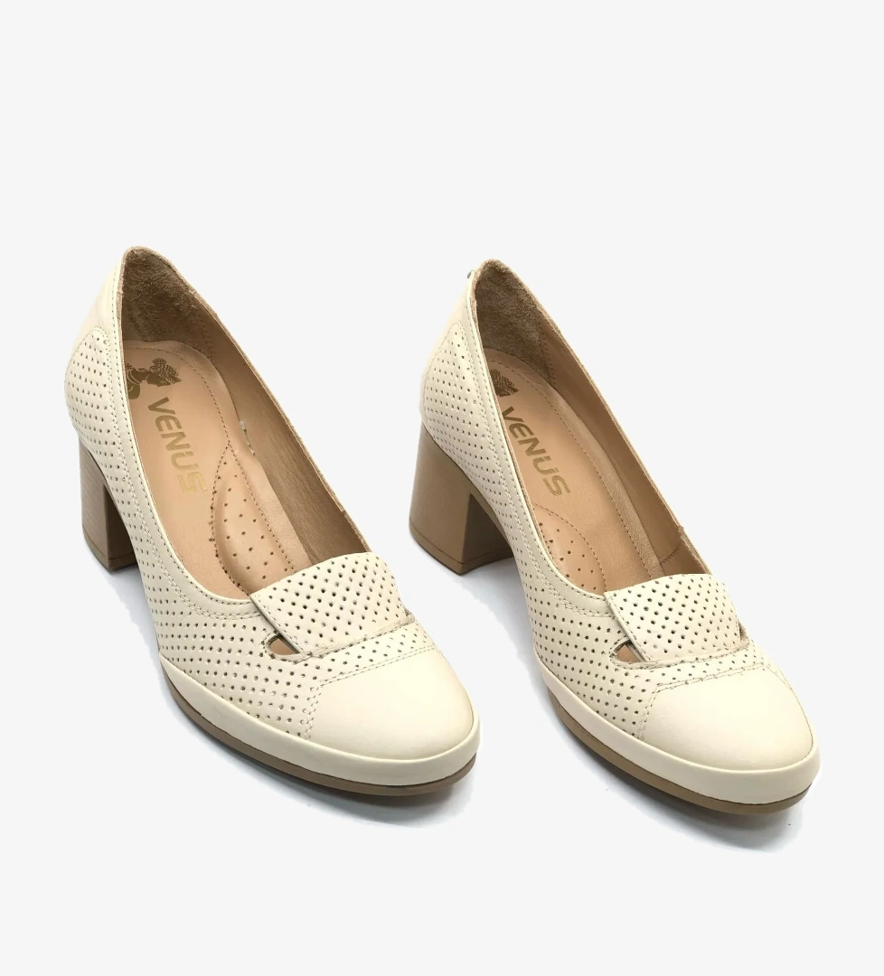 Venüs Apus Hakiki Deri Comfort Ortopedik Kadın Topuklu Ayakkabı model görseli
