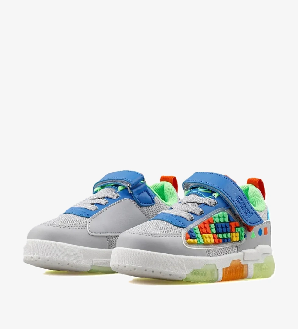 Cool Legos Işıklı Ortopedik Taban Unisex Çocuk Spor Ayakkabı model görseli