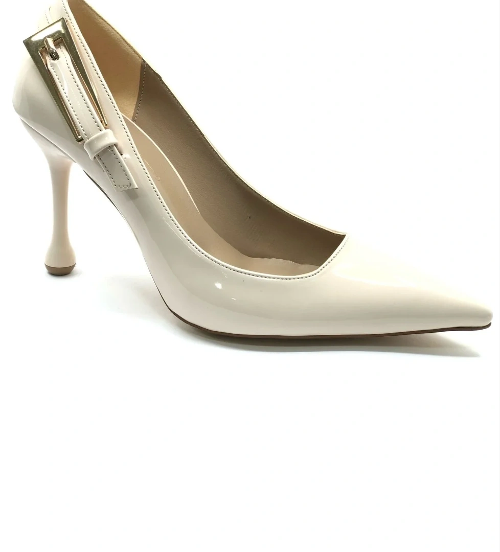 Kemer Detaylı Stiletto Kadın Topuklu Ayakkabı - Görsel 1