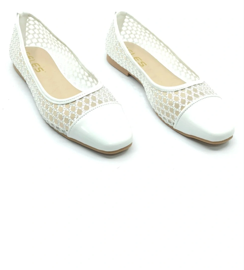 Feles Dantel Detaylı Kadın Babet Ayakkabı model görseli