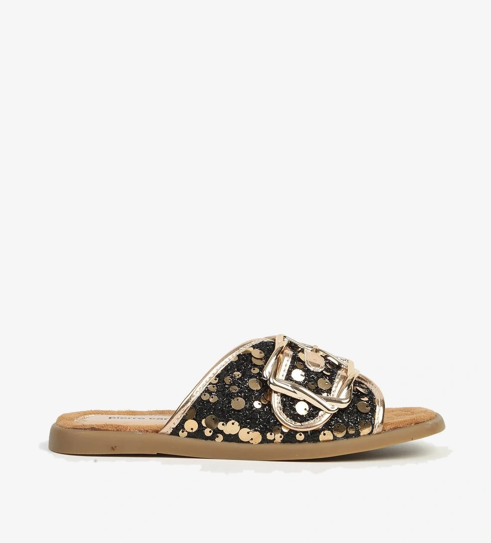 Pierre Cardin Gümüş Altın Kadın Terlik Pc-54774 model görseli