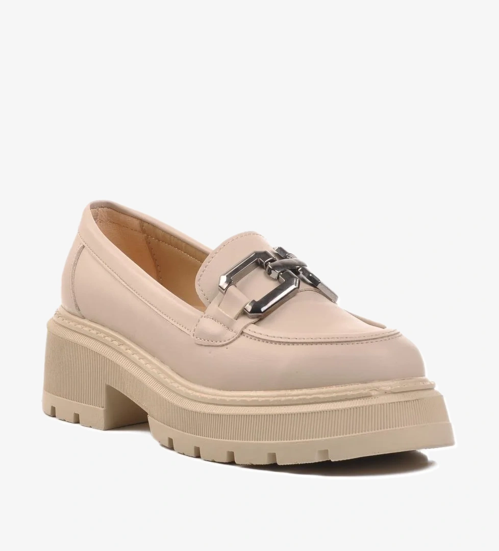 572381 Bej Cilt Kadın Günlük Ayakkabı - Görsel 1