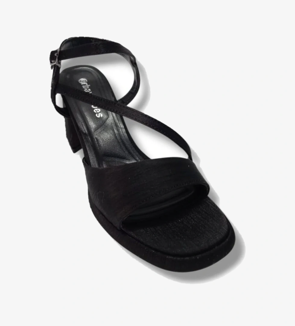Erbay 402-25 Saten Kalın Topuk Anatomik Kadın Sandalet model görseli