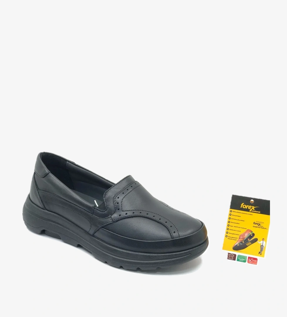 1002 Hakiki Deri Dr.Tavsiyeli Kadın Casual Ayakkabı - Görsel 1