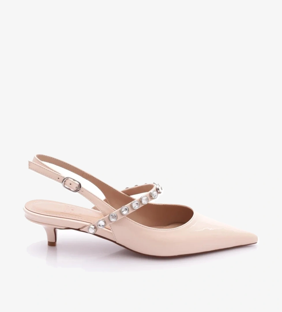 3053 Kadin Taşli Topuklu Ayakkabi