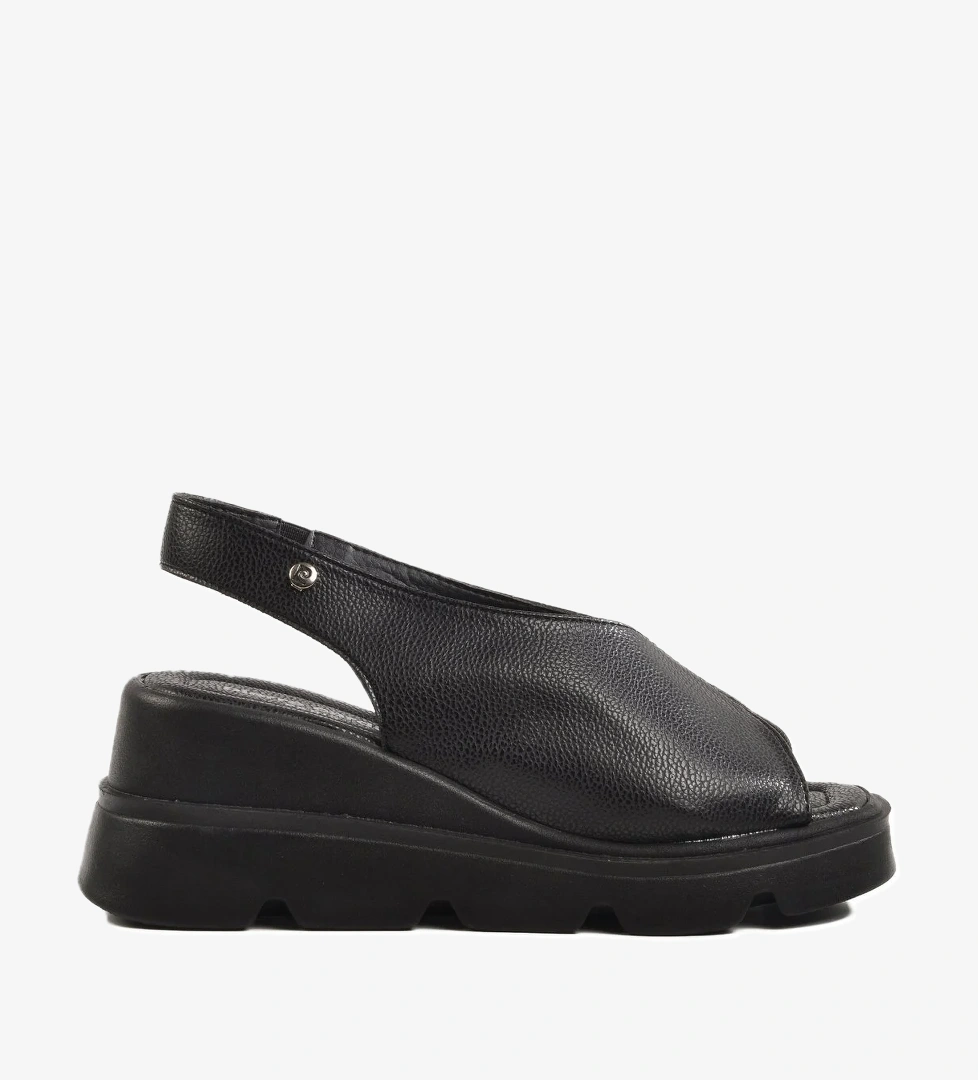 Pierre Cardin Beyaz Siyah Yüksek Taban Kadın Terlik Pc-7533 Z model görseli