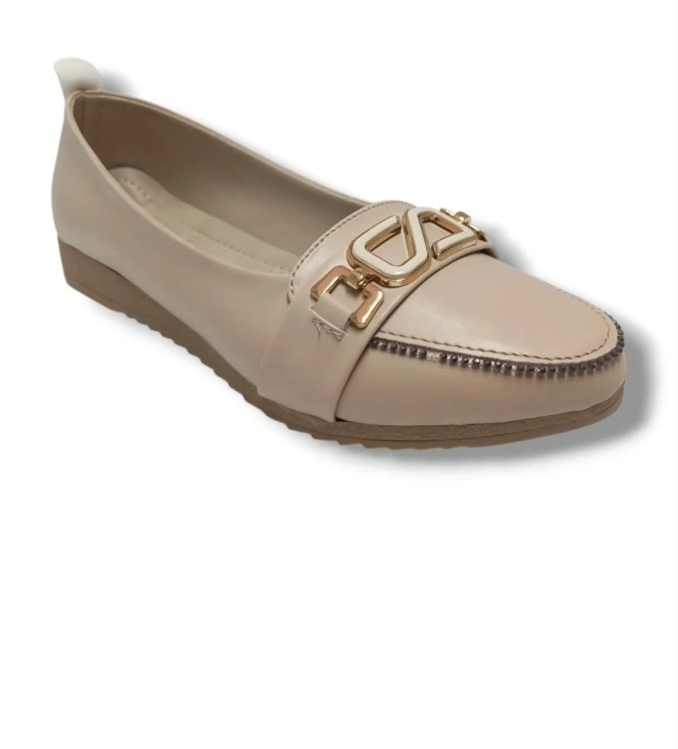 3083-25 Deri Taşlı S Toka Anatomik Kadın Babet