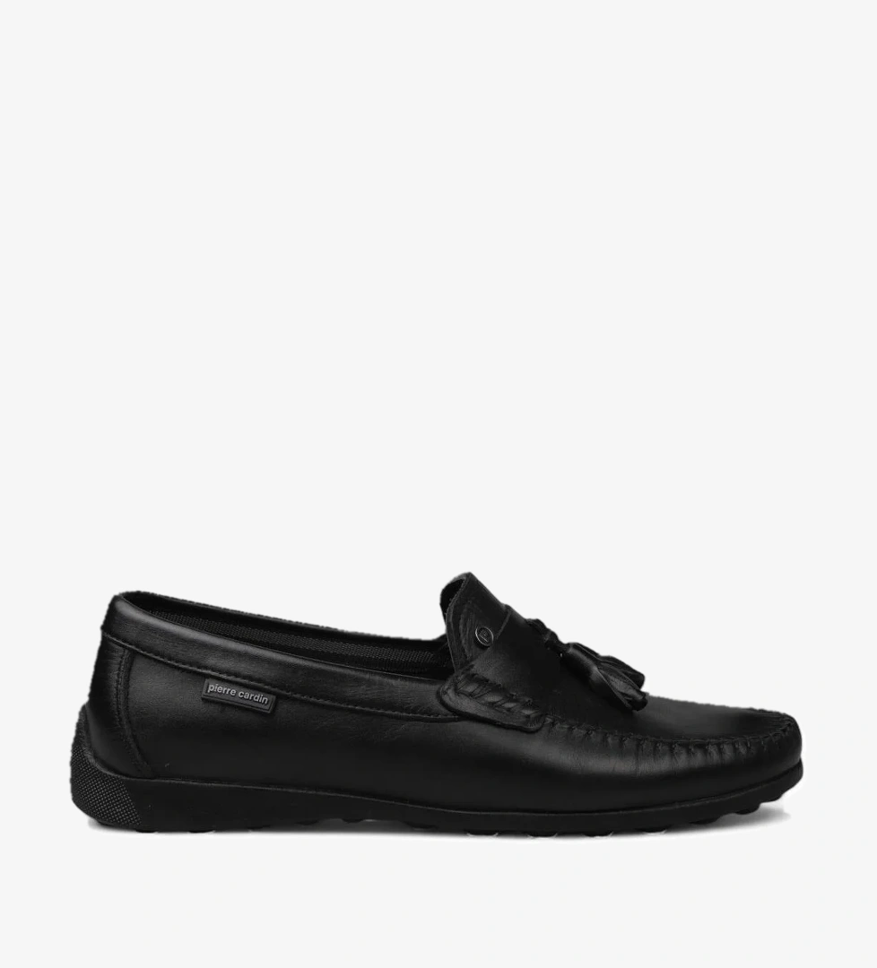 Pierre Cardin 14903 Pc Hakiki Deri Siyah Erkek Loafer Ayakkabı model görseli