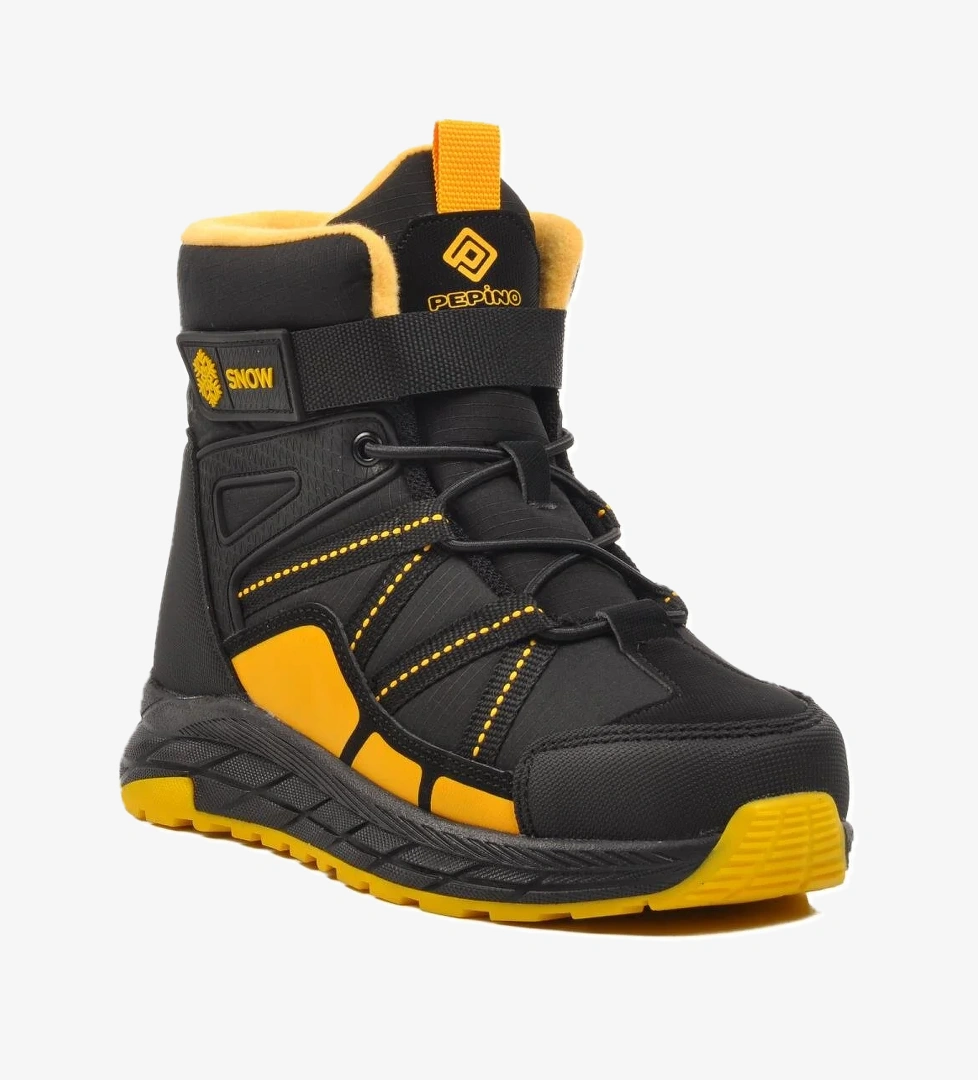 Pepino 1775-F Siyah-Sarı Su İtici Unisex Çocuk Kar Botu model görseli
