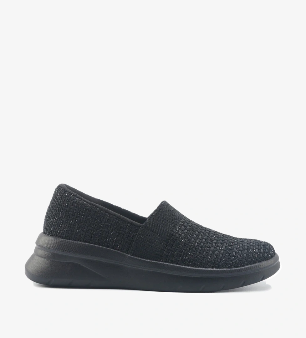 105478.Z5FX Siyah Kadın Comfort Ayakkabı - Görsel 1