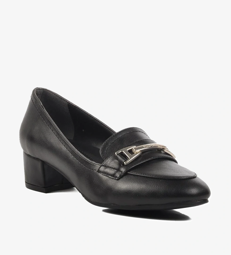 PC-54167 Z Siyah Kadın Topuklu Ayakkabı - Görsel 1