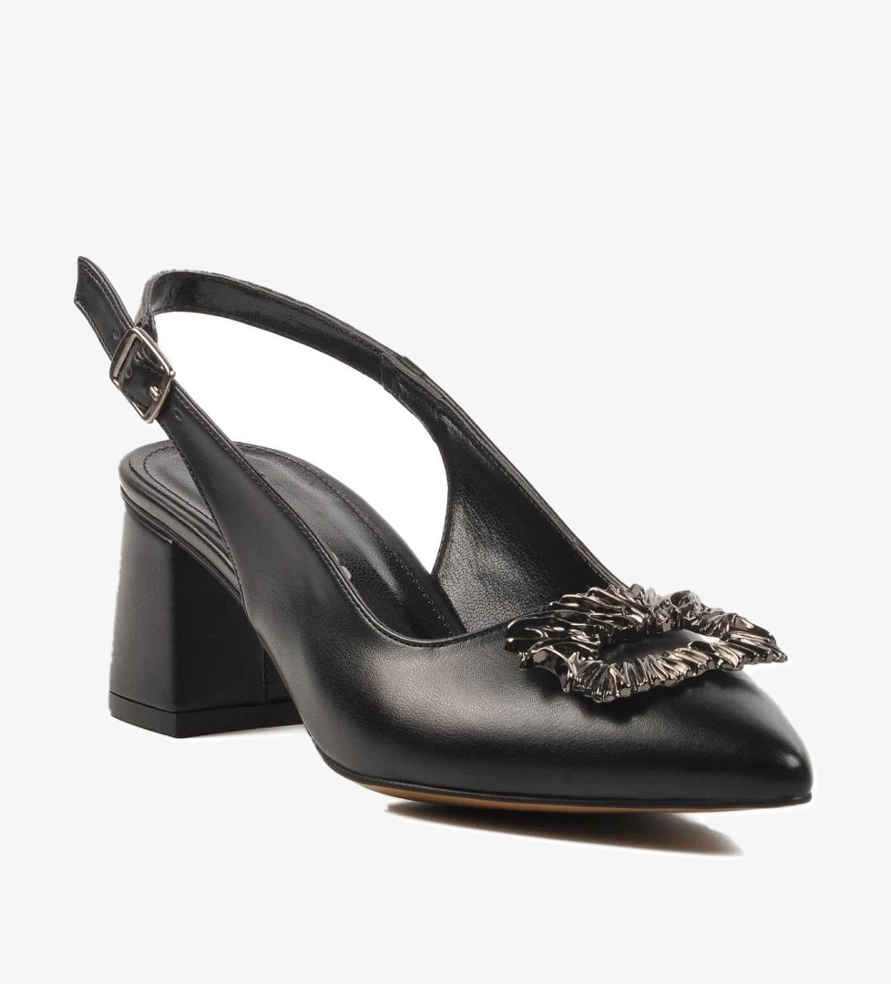 598501 Z Siyah Kadın Topuklu Ayakkabı - Görsel 1