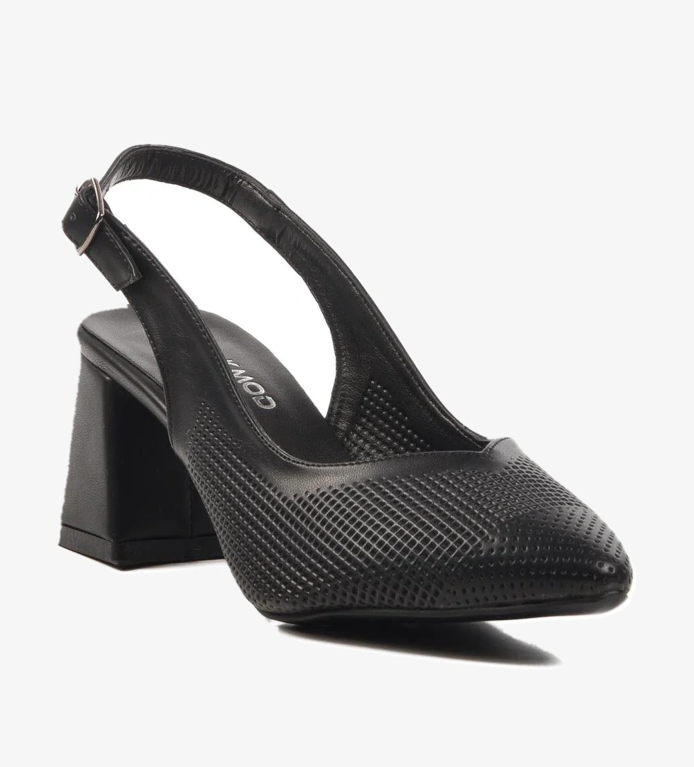 617103 Z Siyah Kadın Topuklu Ayakkabı