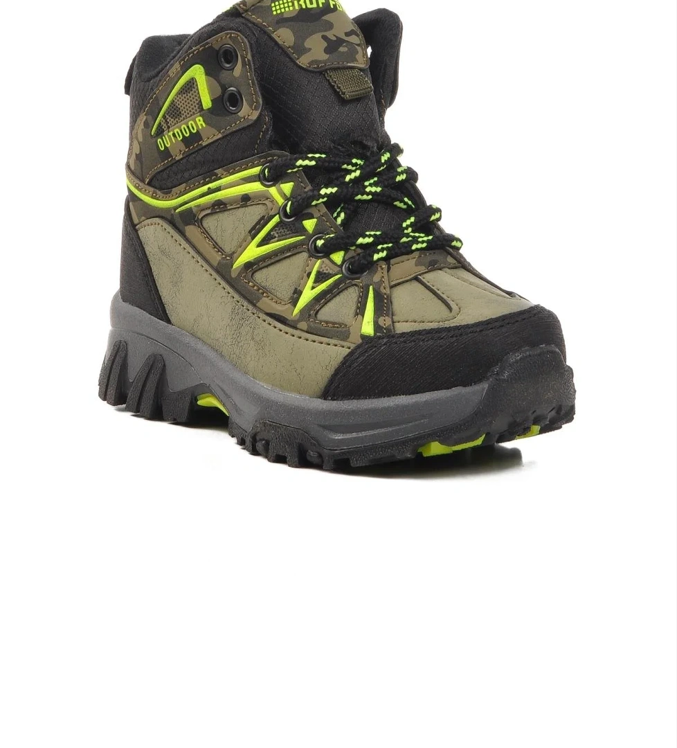 2301 P Haki Kamuflaj Çocuk Outdoor Bot - Görsel 1