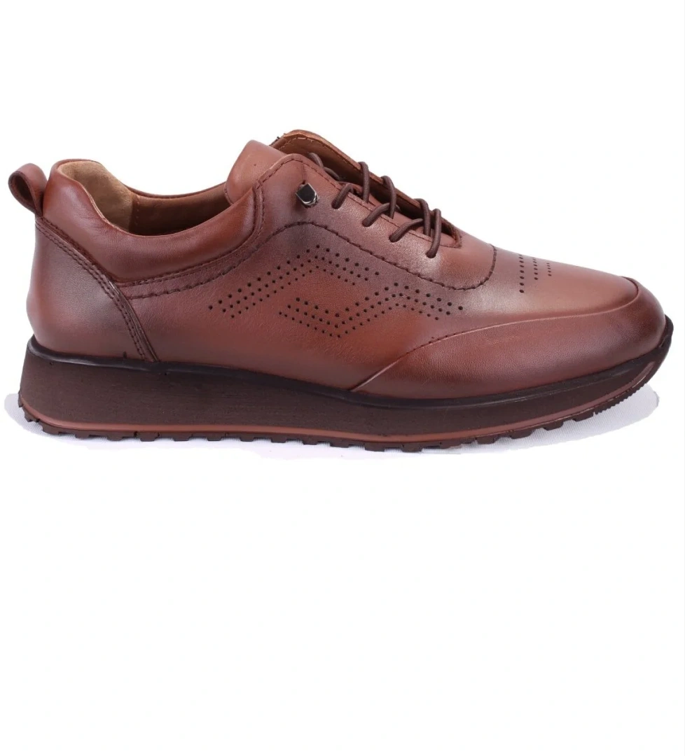 Dagoster Dma08-2182 Taba Siyah Ortopedik Günlük Erkek Deri Ayakkabı model görseli