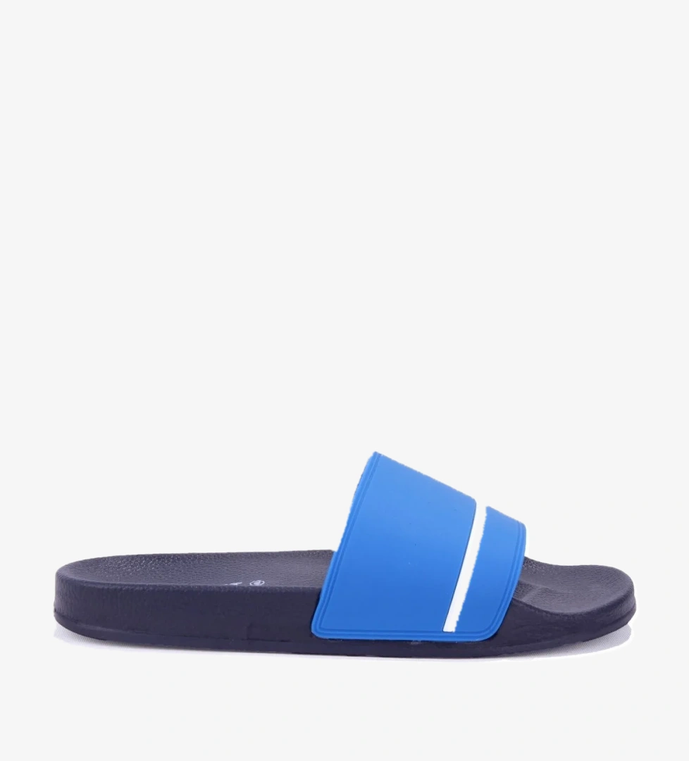 Fly Soft S263050 Mavi Siyah Kırmızı Beyaz Günlük Ortopedik Erkek Spor Terlik model görseli