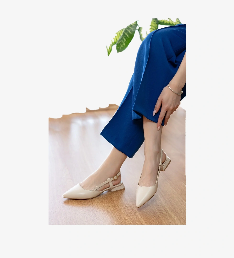 Divolya Felina ( 3 Cm Topuklu ) Sivri Burun Ayakkabı model görseli