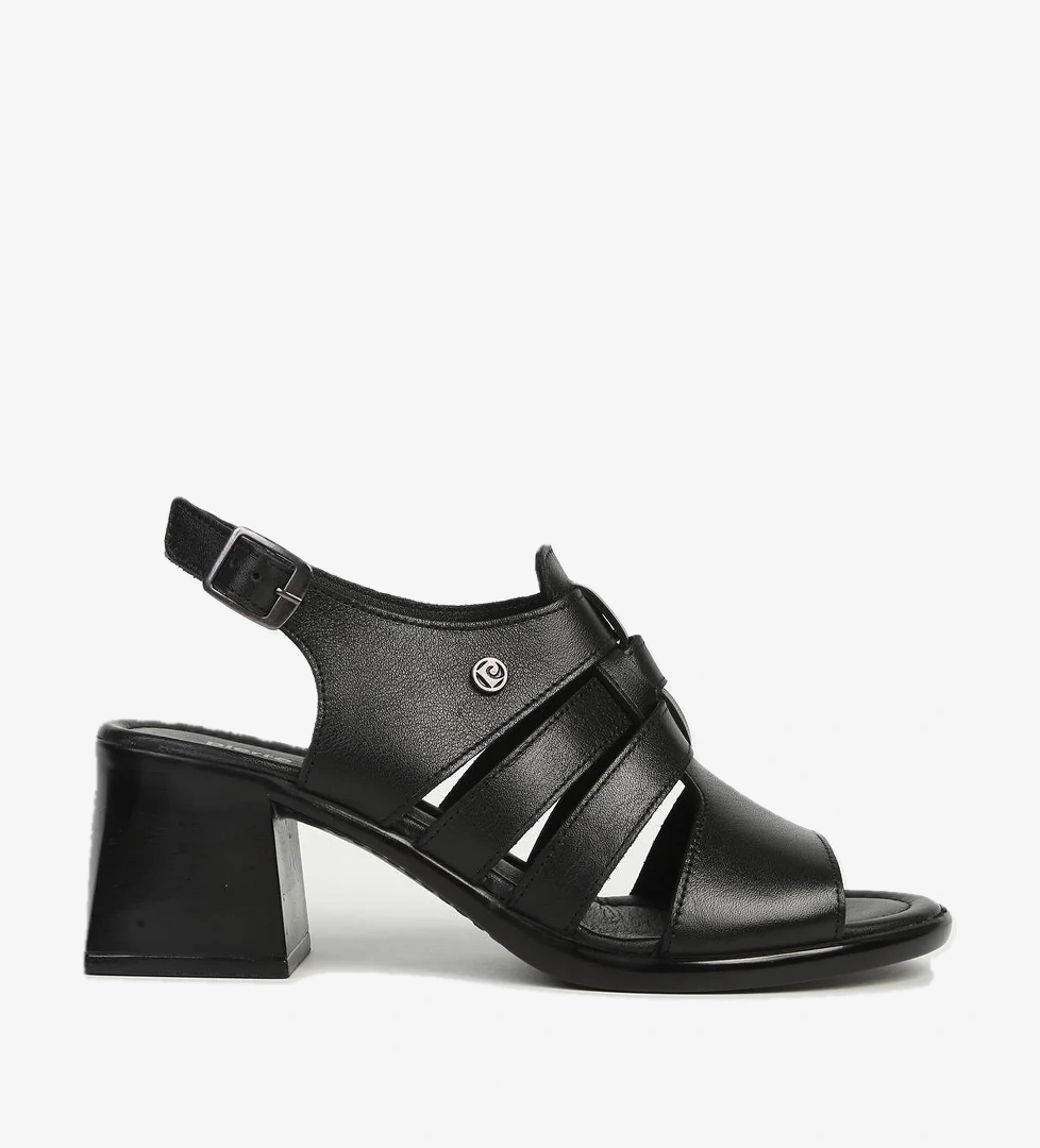 Siyah Kadın Topuklu Ayakkabı PC-54585 - Görsel 1