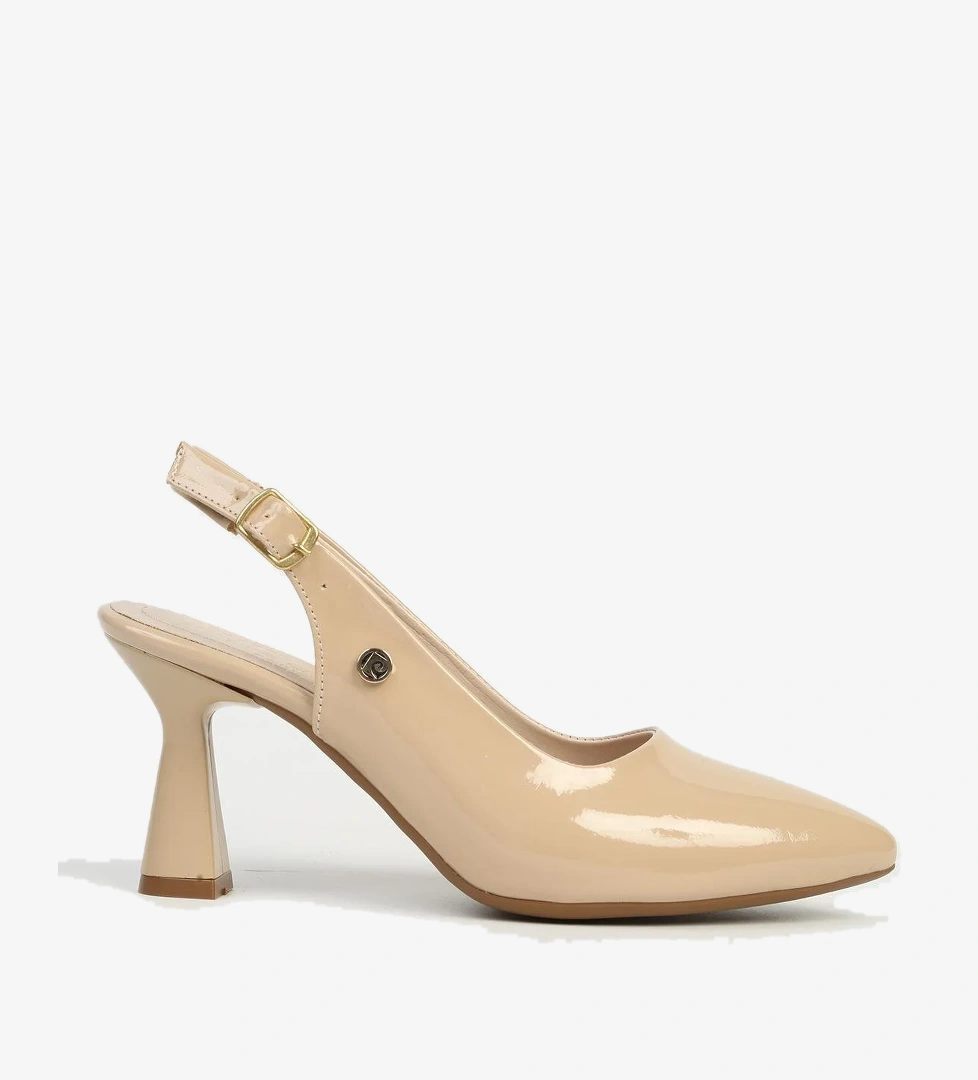 Pierre Cardin Bej Siyah Kadın Topuklu Ayakkabı Pc-54734 model görseli