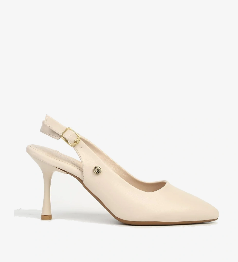 Pierre Cardin Siyah Krem Kadın Topuklu Ayakkabı Pc-54736 model görseli