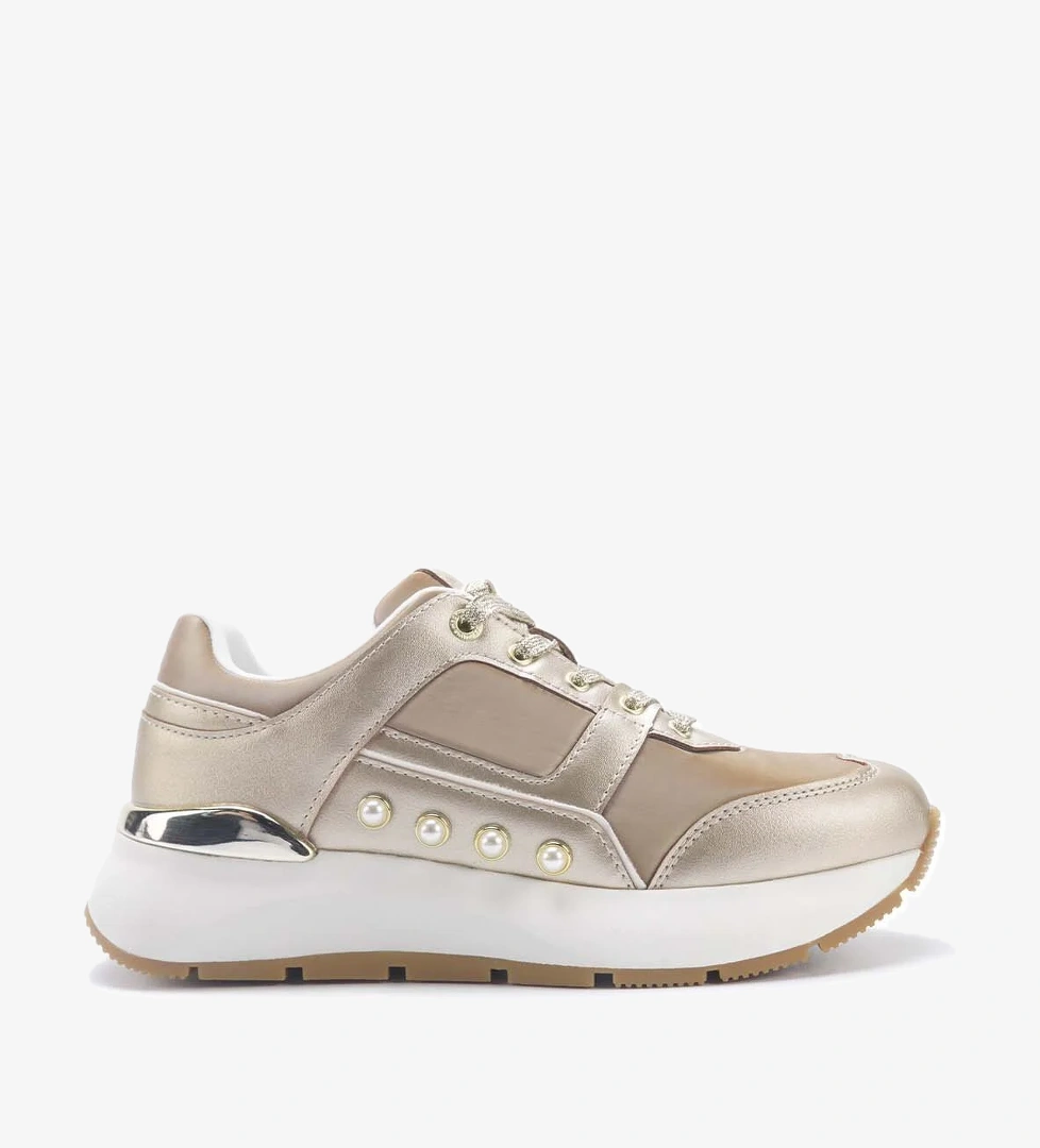 MALIA 5FX Altın Kadın Sneaker - Görsel 1