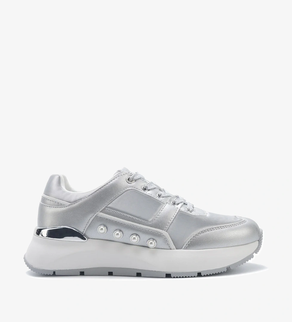 MALIA 5FX Gümüş Kadın Sneaker - Görsel 1