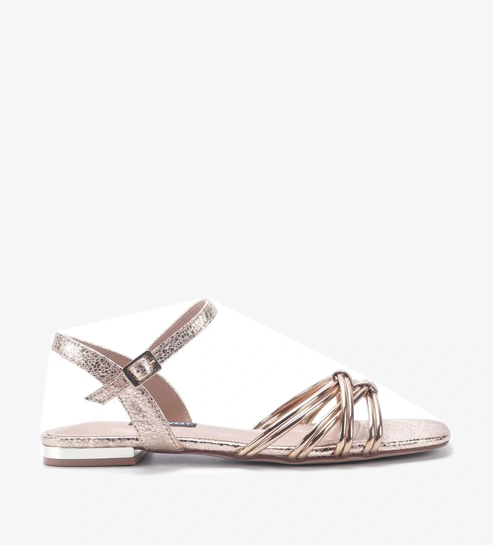 MABERA 5FX ROSE GOLD Kadın Düz Sandalet - Görsel 1