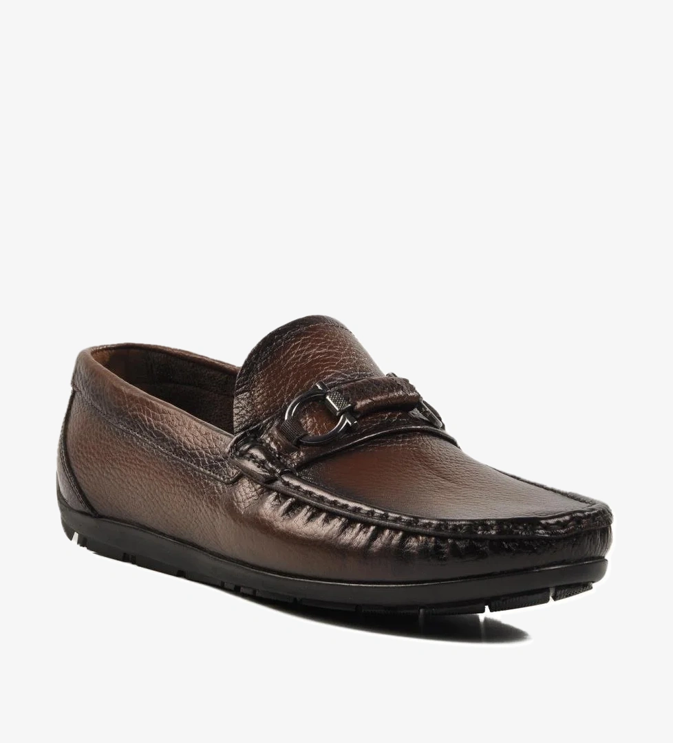 505453 M Kahve Erkek Günlük Ayakkabı Loafer - Görsel 1