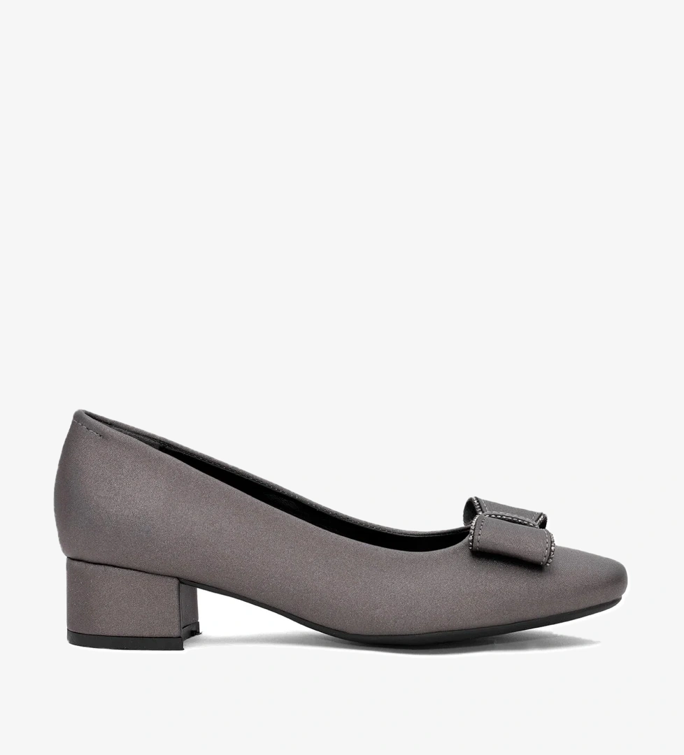 25BY18.521 Kadın Klasik Topuklu Ayakkabı Platin