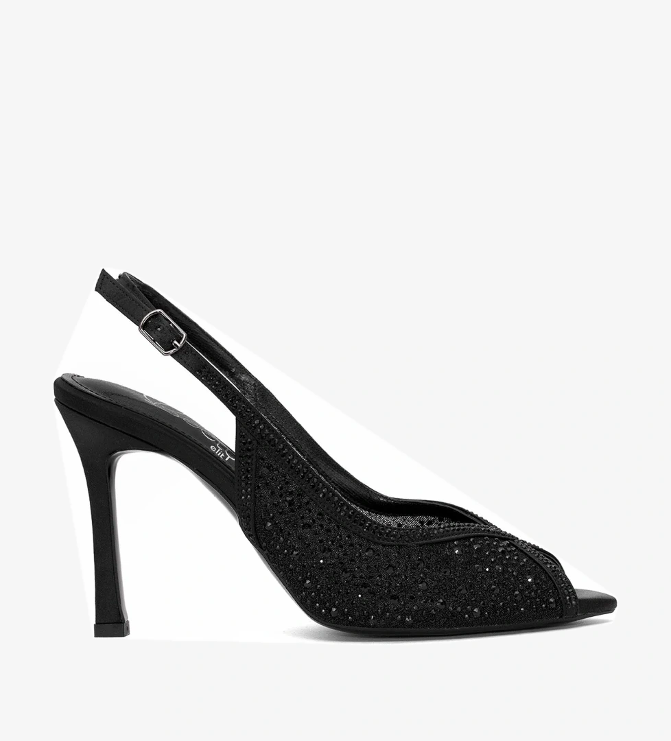 25BY60.5752 Kadın Klasik Topuklu Ayakkabı Siyah