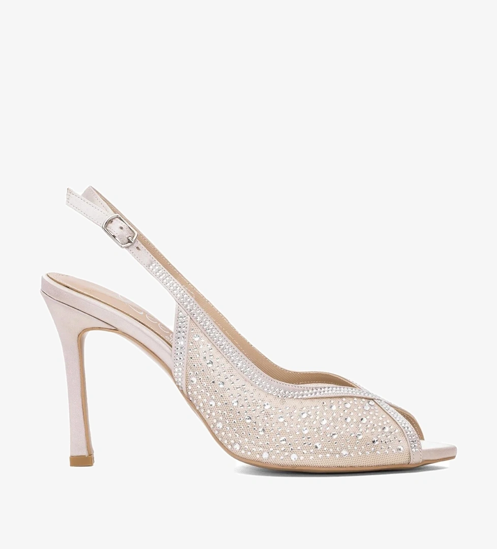 Beety 25by60.5752 Kadın Klasik Topuklu Ayakkabı Siyah Bej model görseli