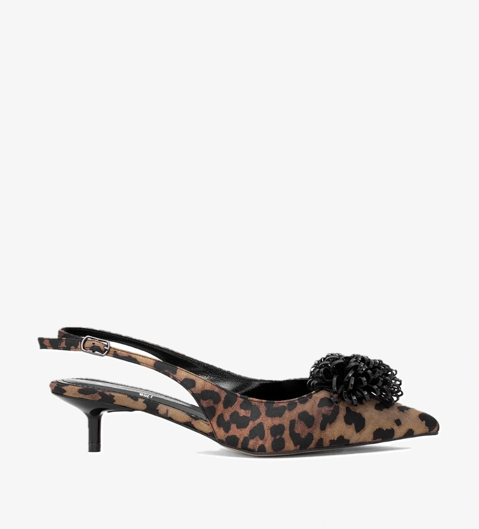 Beety 25BY60.5320T Kadın Klasik Topuklu Ayakkabı Leopar model görseli