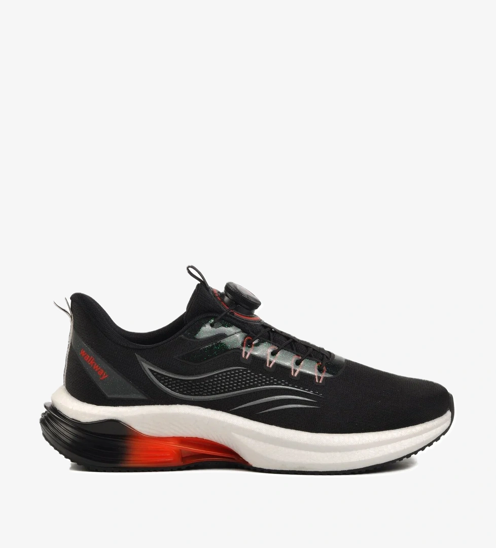 Siyah Memory Foam Misina Bağcıklı Erkek Spor Ayakkabı Rada M