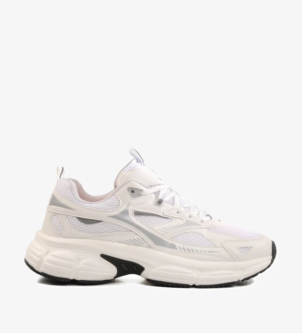 Beyaz Fileli Erkek Spor Ayakkabı MS-251-530 M