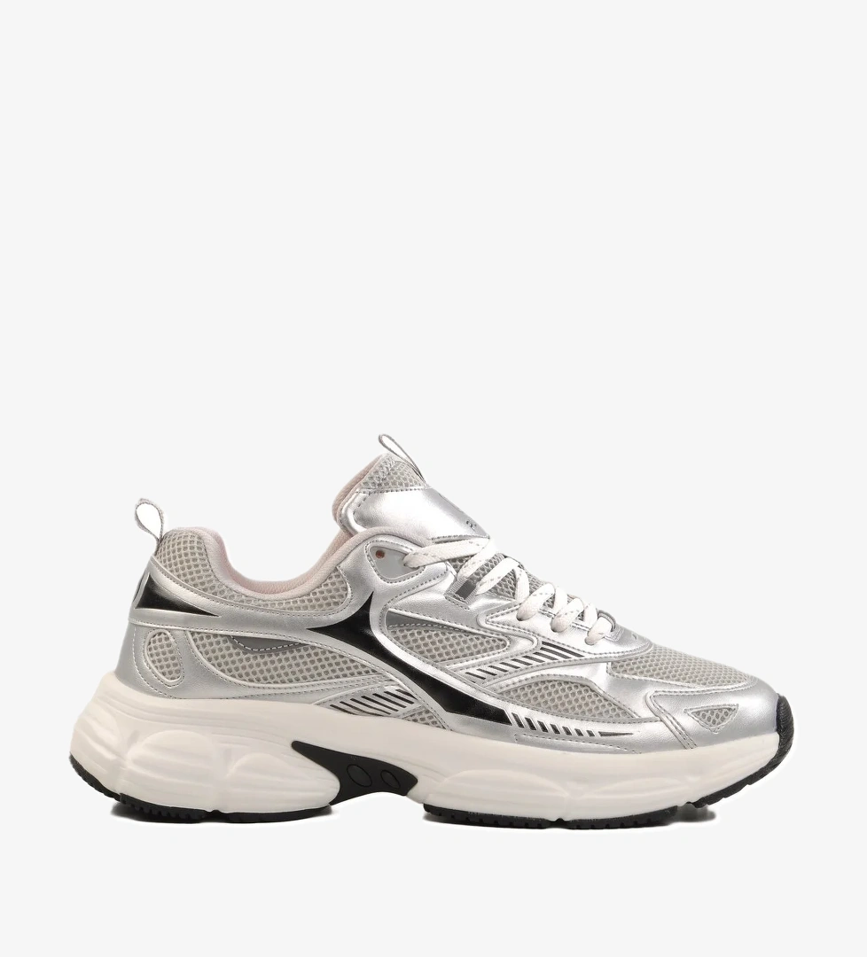 Gümüş Fileli Erkek Spor Ayakkabı MS-251-530 M