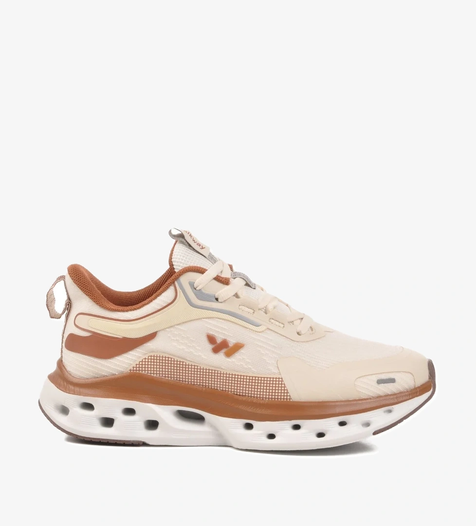 Bej Memory Foam Hafif Fileli Kadın Spor Ayakkabı Nora G