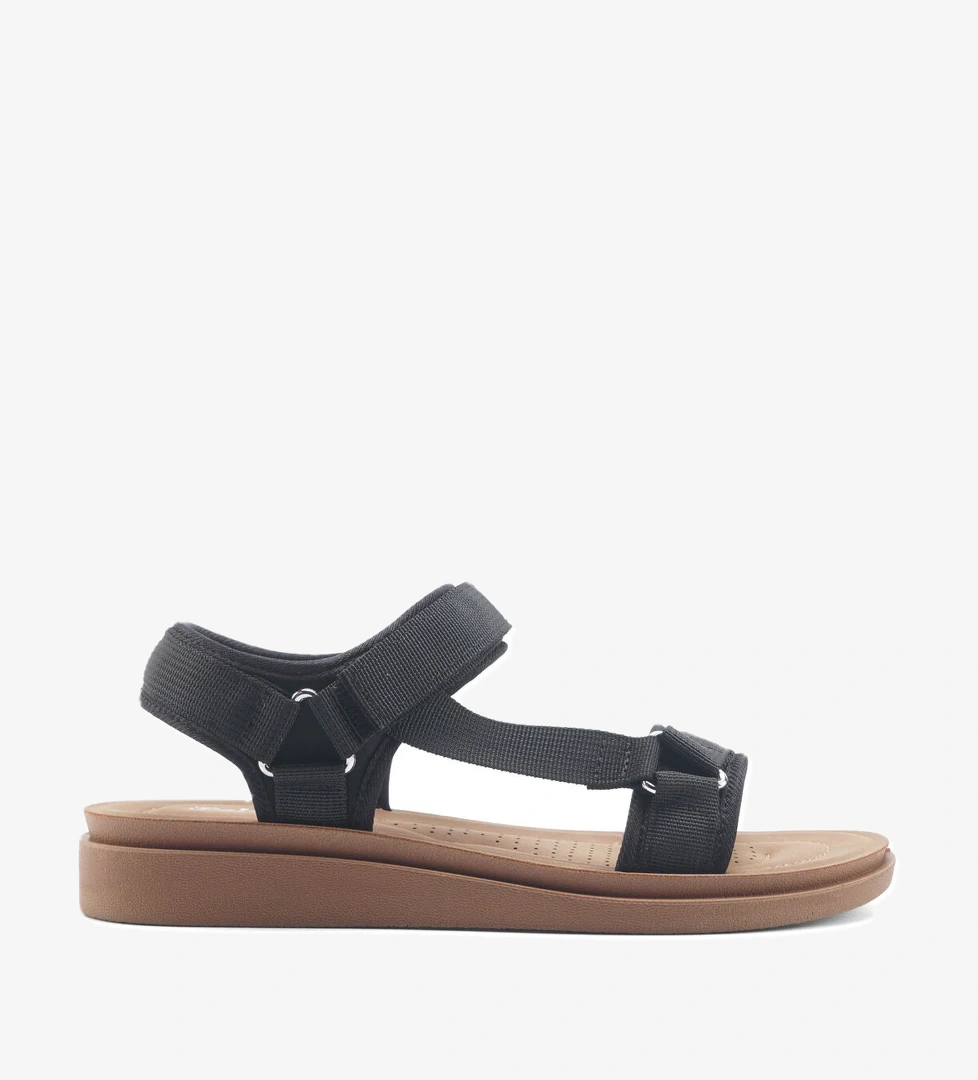 166924.Z5FX Siyah Kadın Comfort Sandalet - Görsel 1