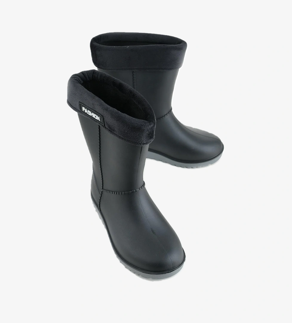 00622 Kız Çocuk Termal Astarlı Su Yağmur Geçirmez Çizme