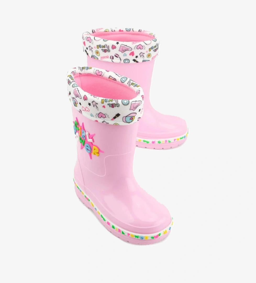 Gezer 00678 Kız Çocuk Termal Astarlı Su Yağmur Geçirmez Çizme model görseli