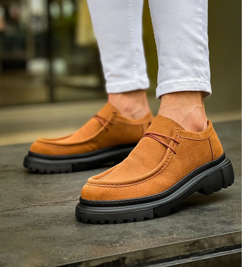 Bağcıklı Erkek Günlük Ayakkabı Taba