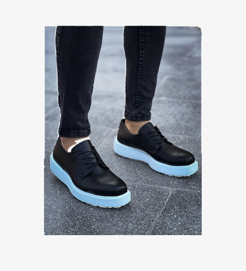 Pabucmarketi Bağcıklı Erkek Günlük Ayakkabı Siyah model görseli