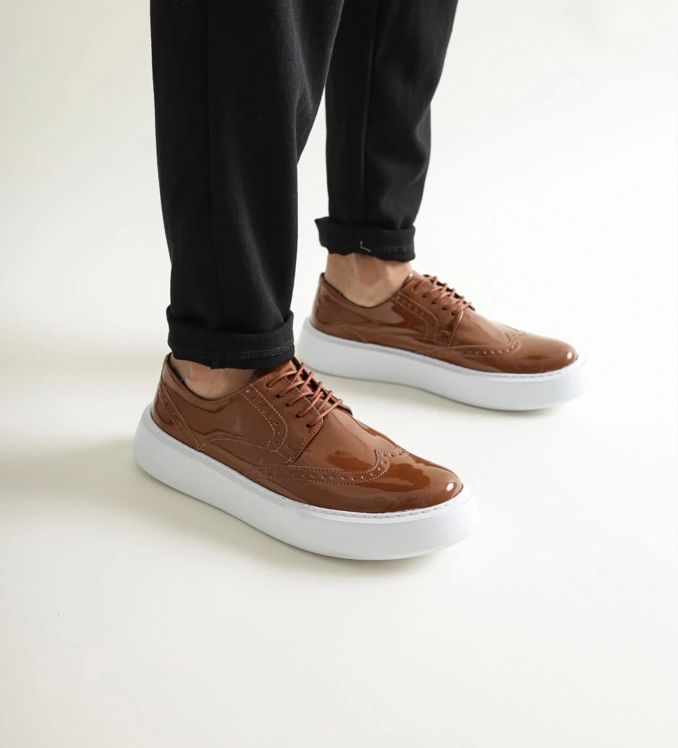 Bağcıklı Erkek Günlük Ayakkabı Kahve