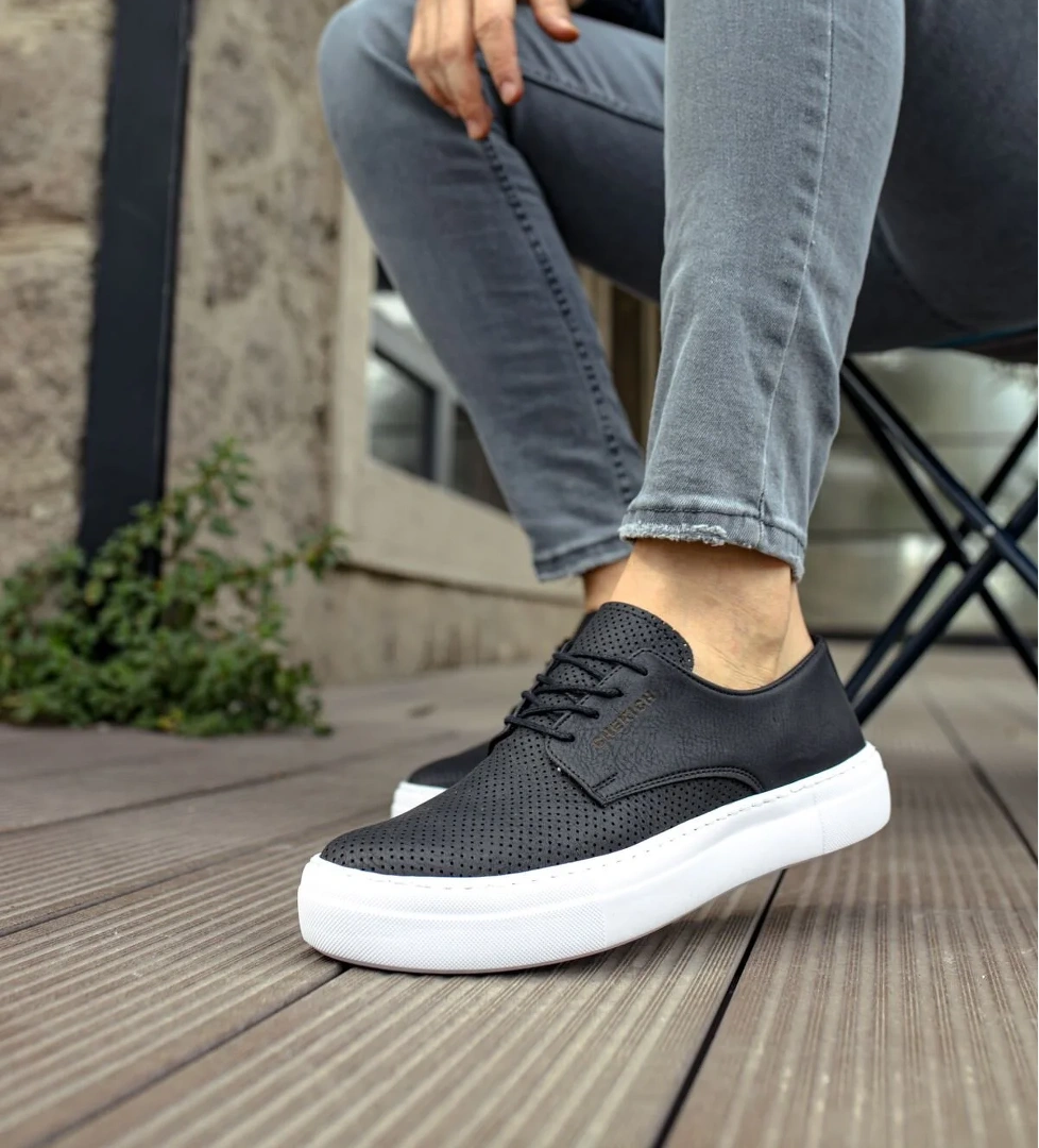 Bağcıklı Erkek Günlük Ayakkabı Siyah