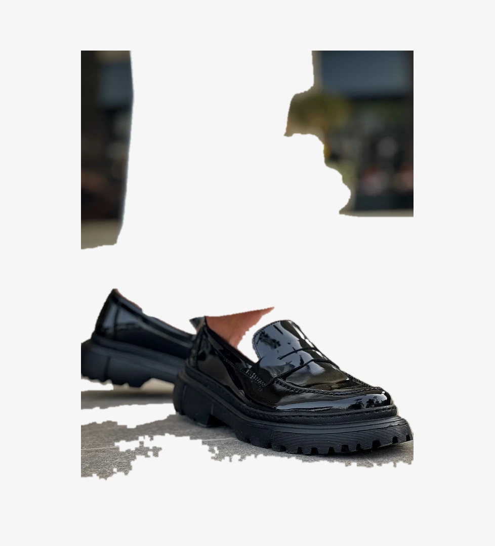 Pabucmarketi Düz Erkek Günlük Ayakkabı Siyah model görseli